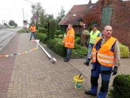2011 Fahnen setzen