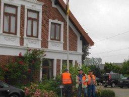 2011 Fahnen setzen