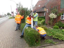 2011 Fahnen setzen