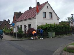 2011 Fahnen setzen
